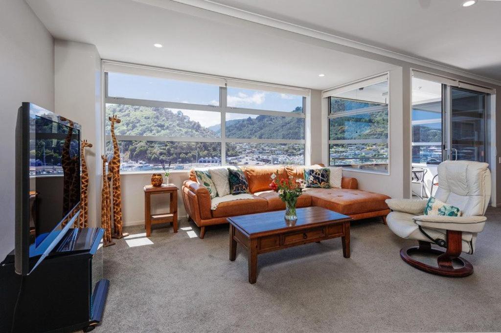Astonishing Views Superb Waterfront Apartment Picton Exterior foto