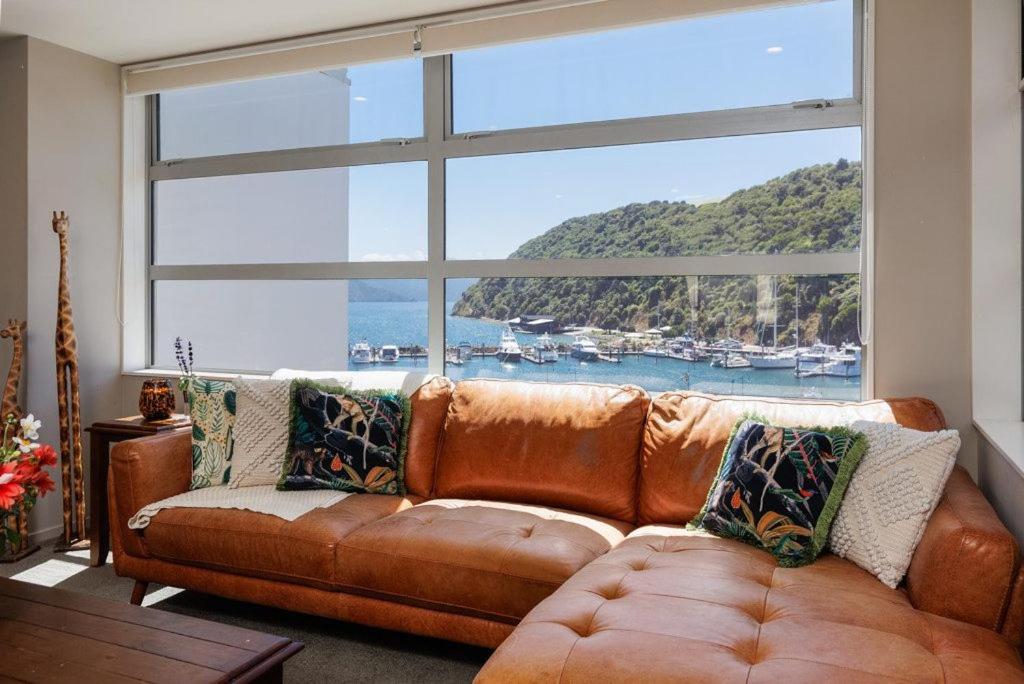 Astonishing Views Superb Waterfront Apartment Picton Exterior foto