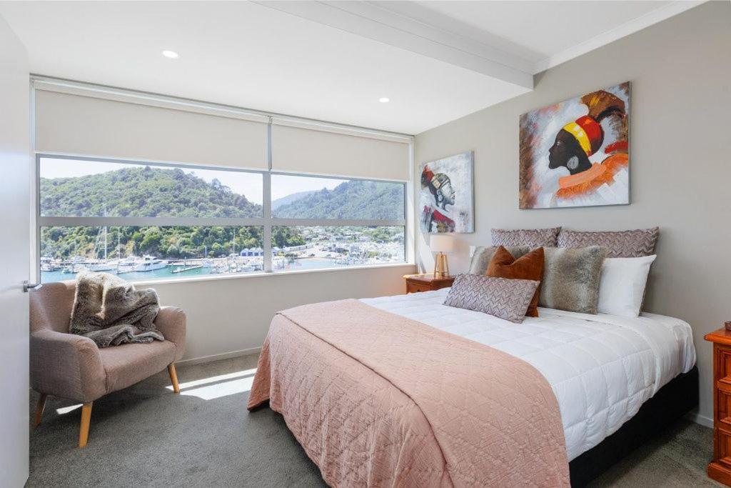 Astonishing Views Superb Waterfront Apartment Picton Exterior foto